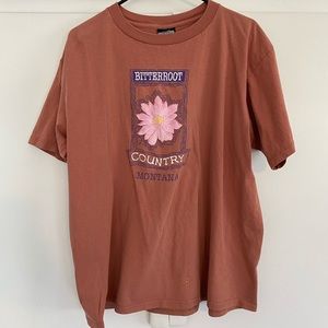 Vintage Montana ButterRoot Flower T-Shirt